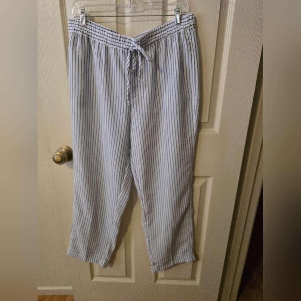 Hope & Harlow Linen Pants Size Large NWOT
